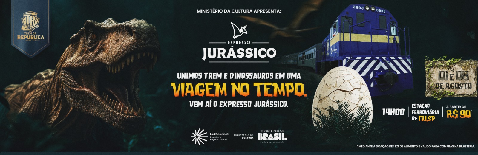 Expresso Jurássico - Uma aventura imersiva na pré-história