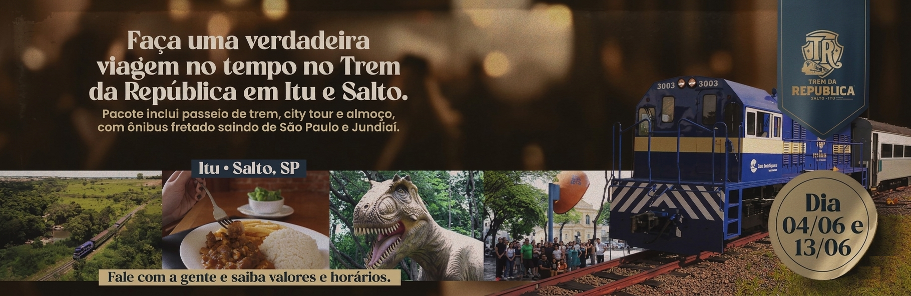 Saída de São Paulo para Trem da República - Pacote Completo