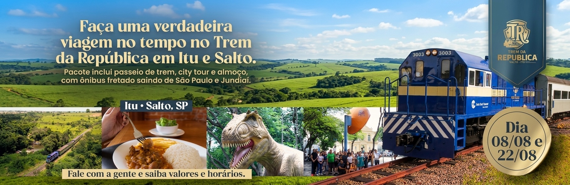 Saída de Jundiaí para Trem da República - Pacote Completo